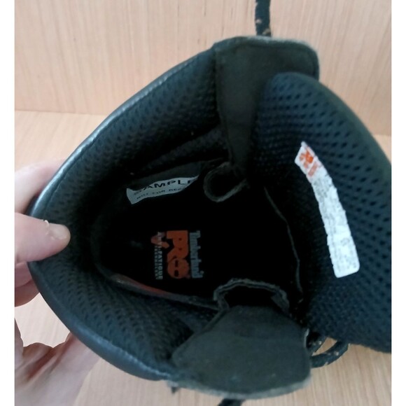 Men's Timberland Pro Soft Toe Stable Stride Anti-Fatigue Black Boots 8M - SAMPLE - Picture 12 of 16